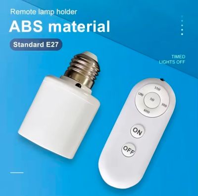 Multiple Controls E27 Wireless Remote Control Smart Timer Switch Lamp Holder 110V 220V Multi Light Timer Switch For Room Bedroom_img_1