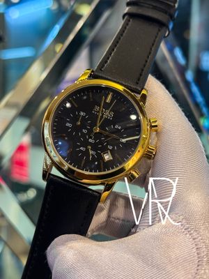 BOSS BELT 3 CHRONO GOLD CASE BLACK DIAL_img_0