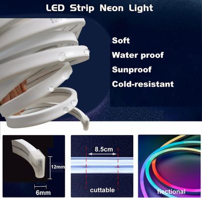 5m App Phantom IC RGB LED Neon Strip Light_img_2