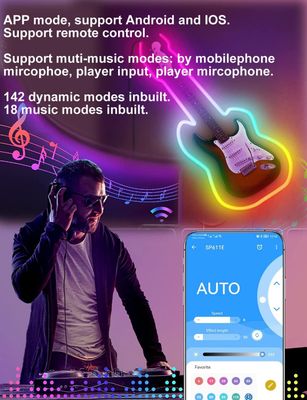 5m App Phantom IC RGB LED Neon Strip Light_img_4