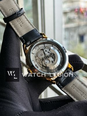 FOSSIL AUTO SKELETON BLACK BELT GOLD CASE_img_3