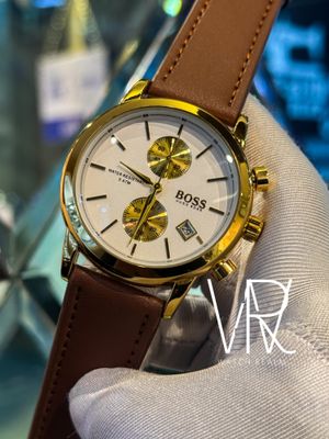 BOSS BELT 2 CHRONO GOLD CASE MUSTARD BELT_img_0