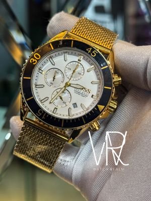BOSS GOLDEN MESH CHAIN V2 WHITE DIAL_img_0