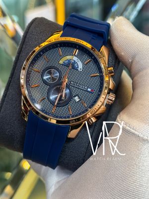 HILFIGER GOLDEN CASE BLUE DIAL_img_0