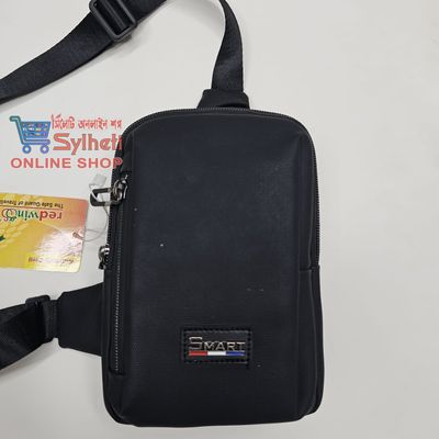 Square Men Bags Fashion Solid Color Zipper Canvas Crossbody Bag All-match Simple Phone Bag Lady_img_2