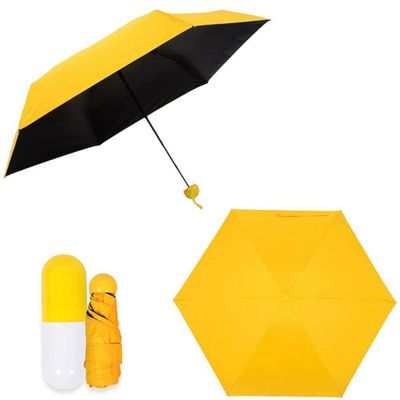 Folding Umbrella with Cute Capsule Case_img_2