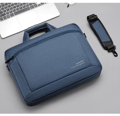 15 Inch Laptop Bags Office Documents Storage Bag Travel ( Blue )_img_1