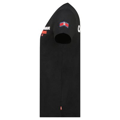 Canadian Peak JOUPPEAK Homme - T-Shirt Col Rond avec Drapeaux et Impressions Noir_img_2