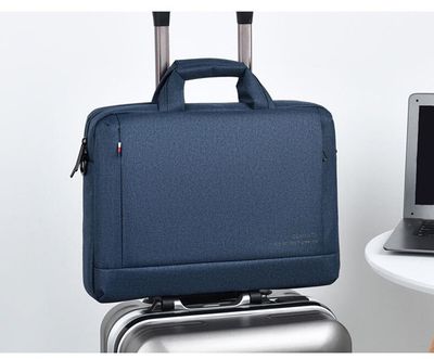 15 Inch Laptop Bags Office Documents Storage Bag Travel ( Blue )_img_2