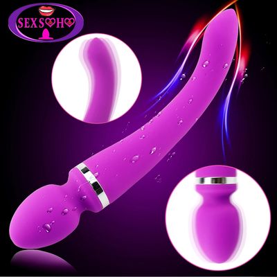 10 Speeds Powerful Dual Head Big Vibrators for Women Magic Wand Body Massager Sex Toys For Woman Clitoris Anal Stimulate Product_img_3