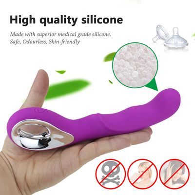 USB Rechargealbe Magic Wand Massager Dildo Vibrators Dual Clitoris Stimulator G Spot Vibrator Adults Sex Toys for Woman_img_2
