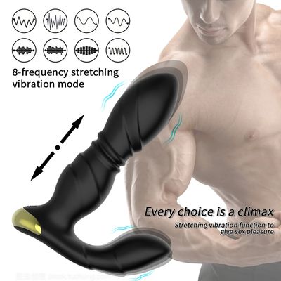 Retractable Anal Plug Vibrator Wireless Control Butt Prostate Massager G Spot Dildo Erotic Stimulator Adult Sex Toys for Couples_img_4
