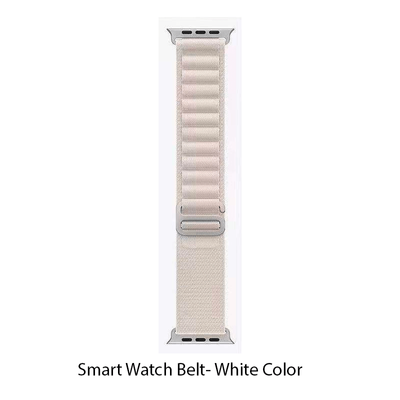 Series 8 Smartwatch Replacement Nylon Strap – White Color_img_1