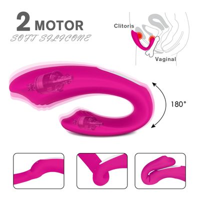 Rechargeable Clitoral Vibrator with 9 Powerful Vibrations Wireless Remote Clit Vaginal G Spot Stimulator Adult Sex Toy for Women_img_5