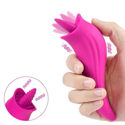Silica Gel Tongue Vibrator Female Clitoris Nipple Vibration Stimulator Oral Sex Toys for Adult Women Masturbator Erotic Products_img_0