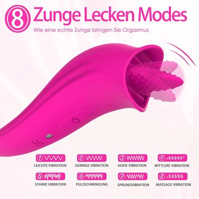 Silica Gel Tongue Vibrator Female Clitoris Nipple Vibration Stimulator Oral Sex Toys for Adult Women Masturbator Erotic Products_img_4