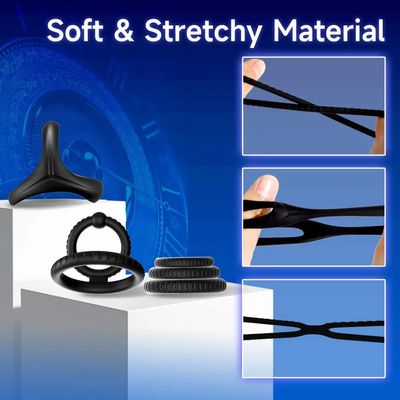Premium Silicone Combination Cock Ring for Men_img_3