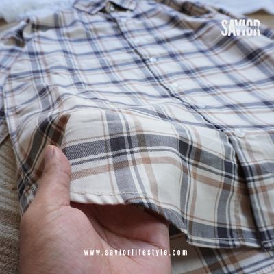 Sand Mark Full Sleeve Pocket Less Shirt_img_1