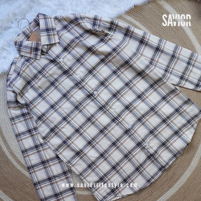 Sand Mark Full Sleeve Pocket Less Shirt_img_2