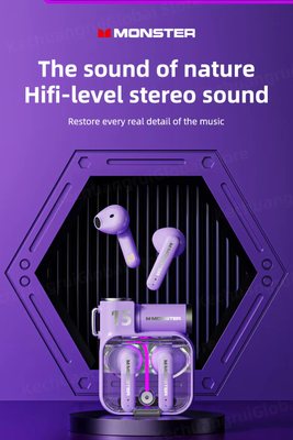 Monster XKT15 Gaming TWS Earbuds – Unique Design, Dual Mode_img_5
