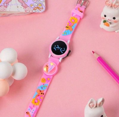 New Ban 10, Spider Man Cartoon Style Led Digital Watch For Kids - Kids watch - Digital_img_3