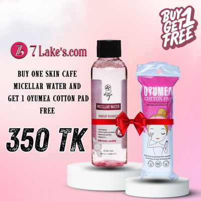 Buy Skin Cafe Micellar Water and Get Oyumea Cotton_img_0