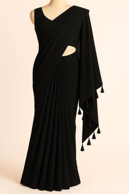 এক কালারের আকর্ষণীয় জর্জেট শাড়ি_img_2