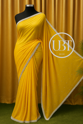 ✨ স্টোন ও লেজ ডিজাইন শাড়ি (With Blouse Piece)মাইক্রো জর্জেট ফেব্রিকে তৈরি এই মনোমুগ্ধকর শাড়িতে রয়েছে নিখুঁত স্টোন ও লেজের কাজ, যা একে করে তোলে আরও গ্ল্যামারাস ও স্টাইলিশ।_img_5