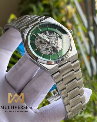 TISSOT PRX POWERMATIC 80 SKELETON AUTOMATIC GREEN DIAL (AA)_img_0
