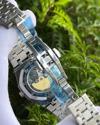 AP SKELETON AUTOMATIC GREY DIAL SILVER CHAIN (AA)_img_2