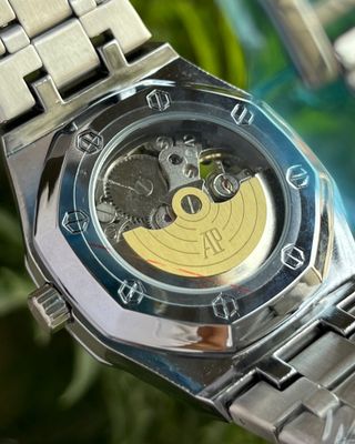 AP SKELETON AUTOMATIC ROSE GOLD BEZEL TWO TONE CHAIN (AA)_img_1