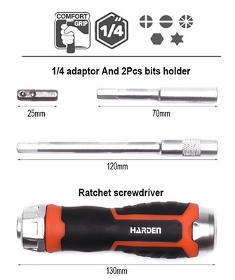 HARDEN 47Pcs Ratchet Screwdriver Set; 551247_img_2
