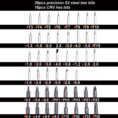 HARDEN 50 Pcs Magnetic Screwdriver Bits Set | Professional Repair Kit | Model: 550150_img_2