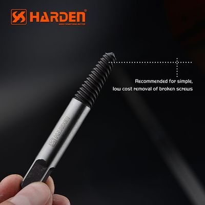 HARDEN 5Pcs Screw Extractor Set, Cr-Mo steel coarse wire broken wire extractor fine thread tap broken 610555_img_4