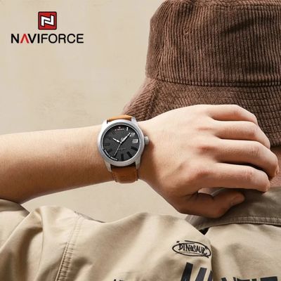Naviforce 9202 - Silver Brown_img_3