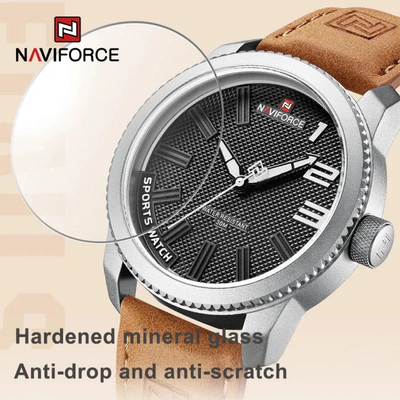 Naviforce 9202 - Silver Brown_img_4