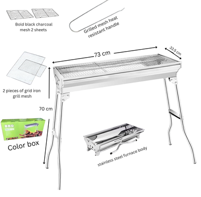 Portable Folding Barbecue Grill (73×34×11 cm) TL-003_img_2