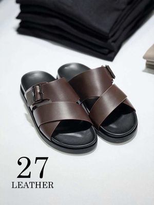 Axis Premium Leather Sandal(Chocolate)