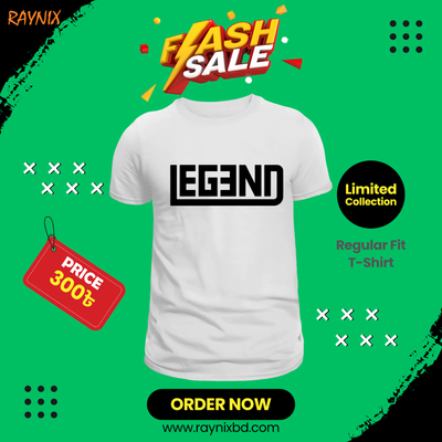 LEGEND Typography T-Shirt | Bold & Minimal | Premium Cotton | Unisex_img_0