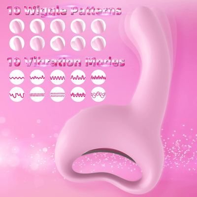 Handle Prostate Massager G-Spot Finger Vibrator Sex Toys For Men Wiggling Male Masturbation Stimulator Anal Dildo For Gay Sissy_img_4