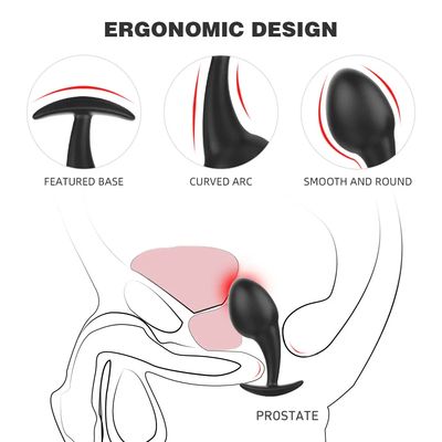 Soft Silicone Tadpole Anal Plug 3 Size Female Masturbator Adult Products But Plug Prostate Massager Erotic Sex Toys for Couple_img_4