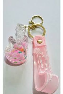 gare Cute Bliss in Liquid Filled Acrylic Bagpack Keyring_img_2