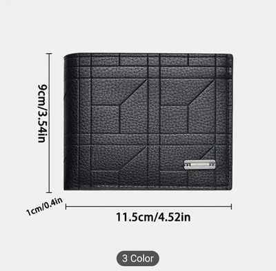 Men's Slim Geometric Wallet_img_3