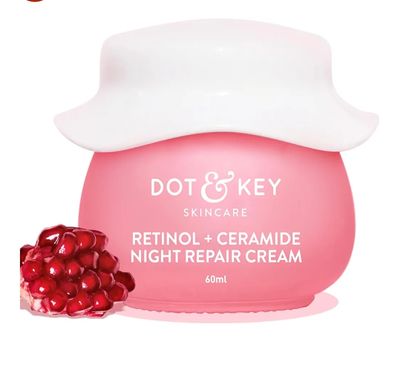 Dot & Key Night Reset Retinol + Ceramide Night Cream | Anti Aging Cream For Women & Men | Reduces Fine Lines & Wrinkles | Oil Free & Non Sticky Moisturizer | For Glowing Youthful Skin | For All Skin Types | 60ml_img_0