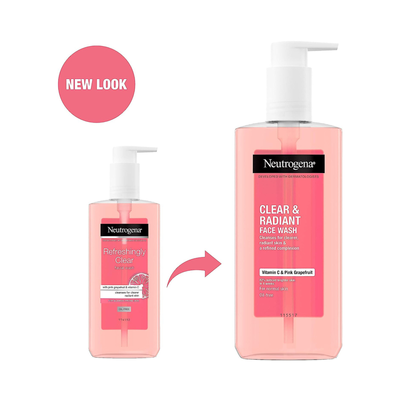 Neutrogena Refreshingly Clear & Radiant Face Wash with Vitamin C & Pink Grapefruit – 200ml_img_2
