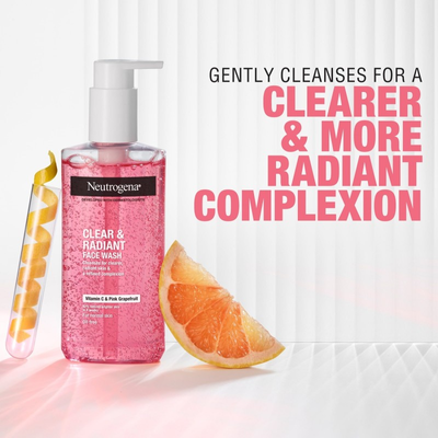 Neutrogena Refreshingly Clear & Radiant Face Wash with Vitamin C & Pink Grapefruit – 200ml_img_3