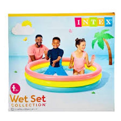 Piscina Bebé Inflable Intex 114x25  . 45x10 ince Cm Sunset Glow_img_1