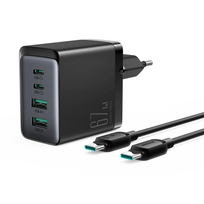 Joyroom JR-TCG02 67W GaN Ultra Fast Charger (With 1.2m C to C Cable included)_img_0