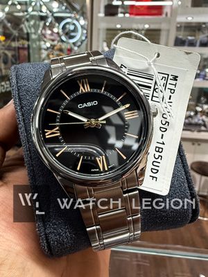 CASIO ENTICER BLACK DIAL ANALOG MEN'S WATCH | MTP-V005D -1B5UDF_img_1