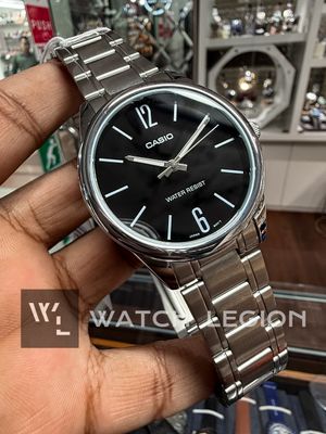 CASIO ENTICER BLACK DIAL STAINLESS STEEL MEN'S WATCH MTP-V005D-1BUDF_img_2